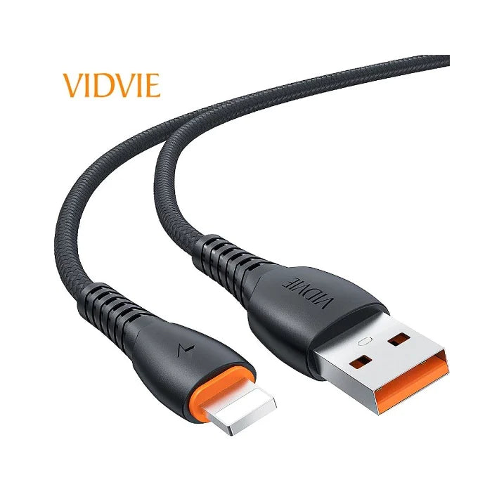 Vidvie Lightning Cable Black CB4008. Vidvie Lightning Cable Black CB4008.